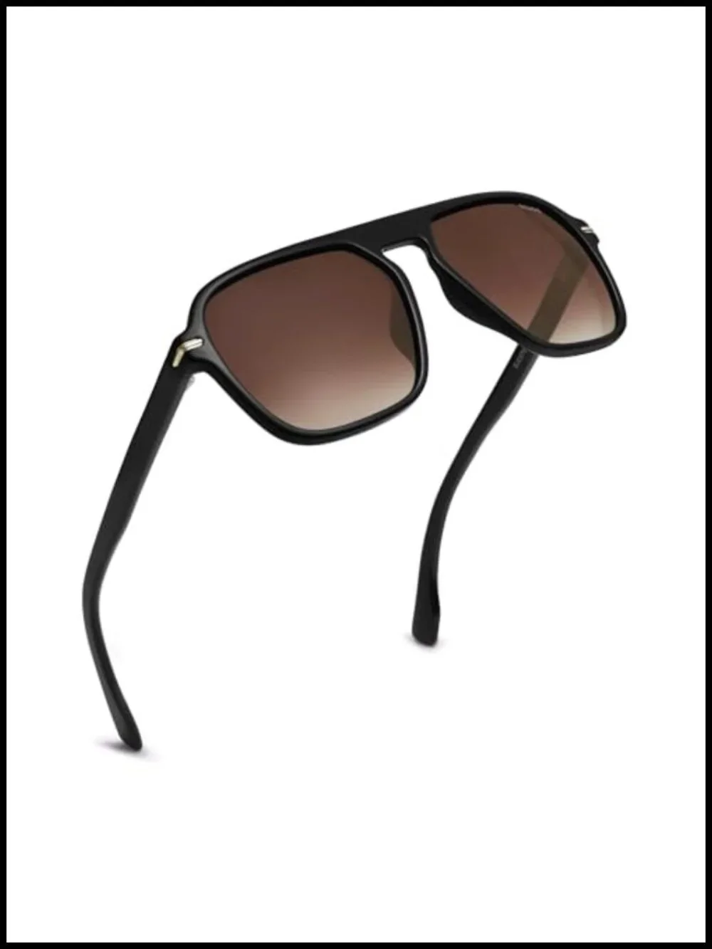 Retro Aviator Polarized Sunglasses Square Pilot Shades UV400 TR90
